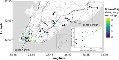 Urban Noise Restricts Song Frequency Bandwidth and Syllable Diversity in Bananaquits: Increasing Audibility at the Expense of Signal Quality